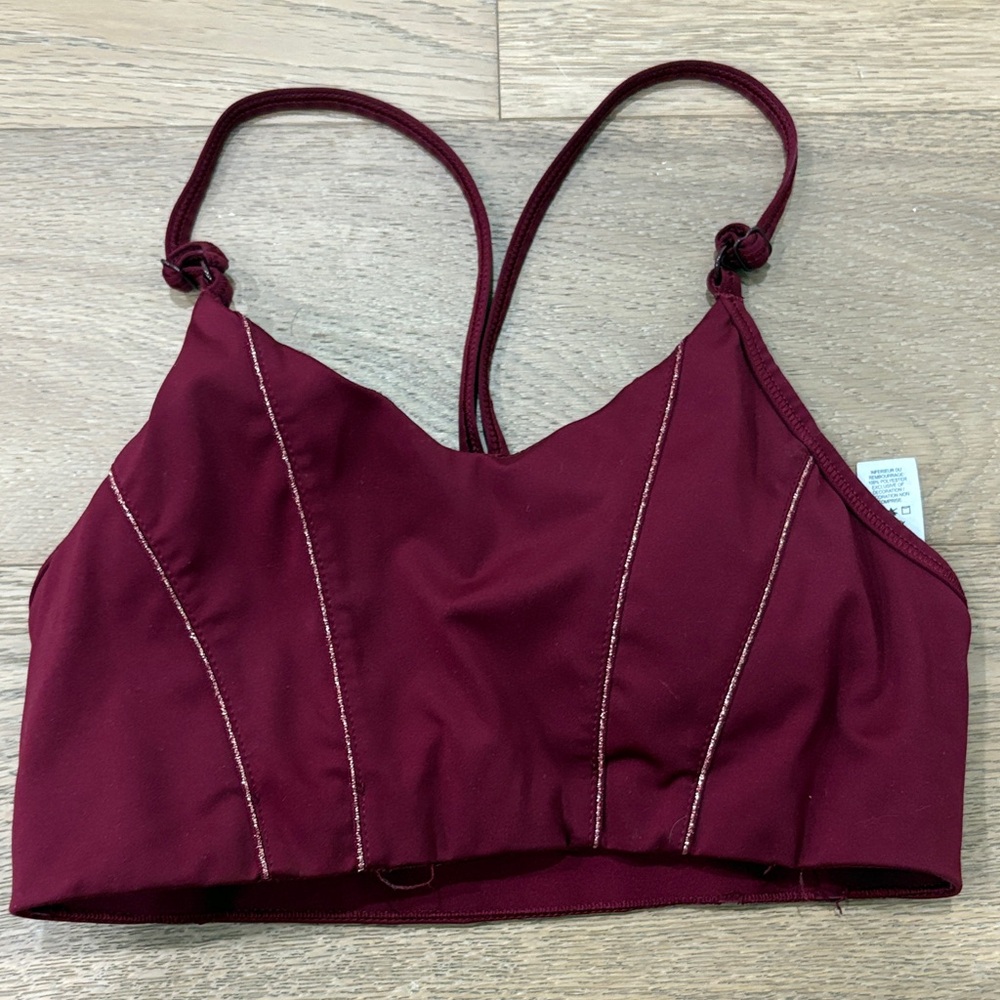 Nike Garnet Maroon Sports Bra Size Medium